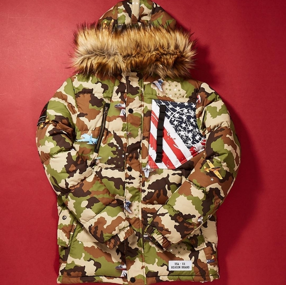 reason Other - 🆕️Major sale Camo Aviation Puffer Jacket M,L,XL